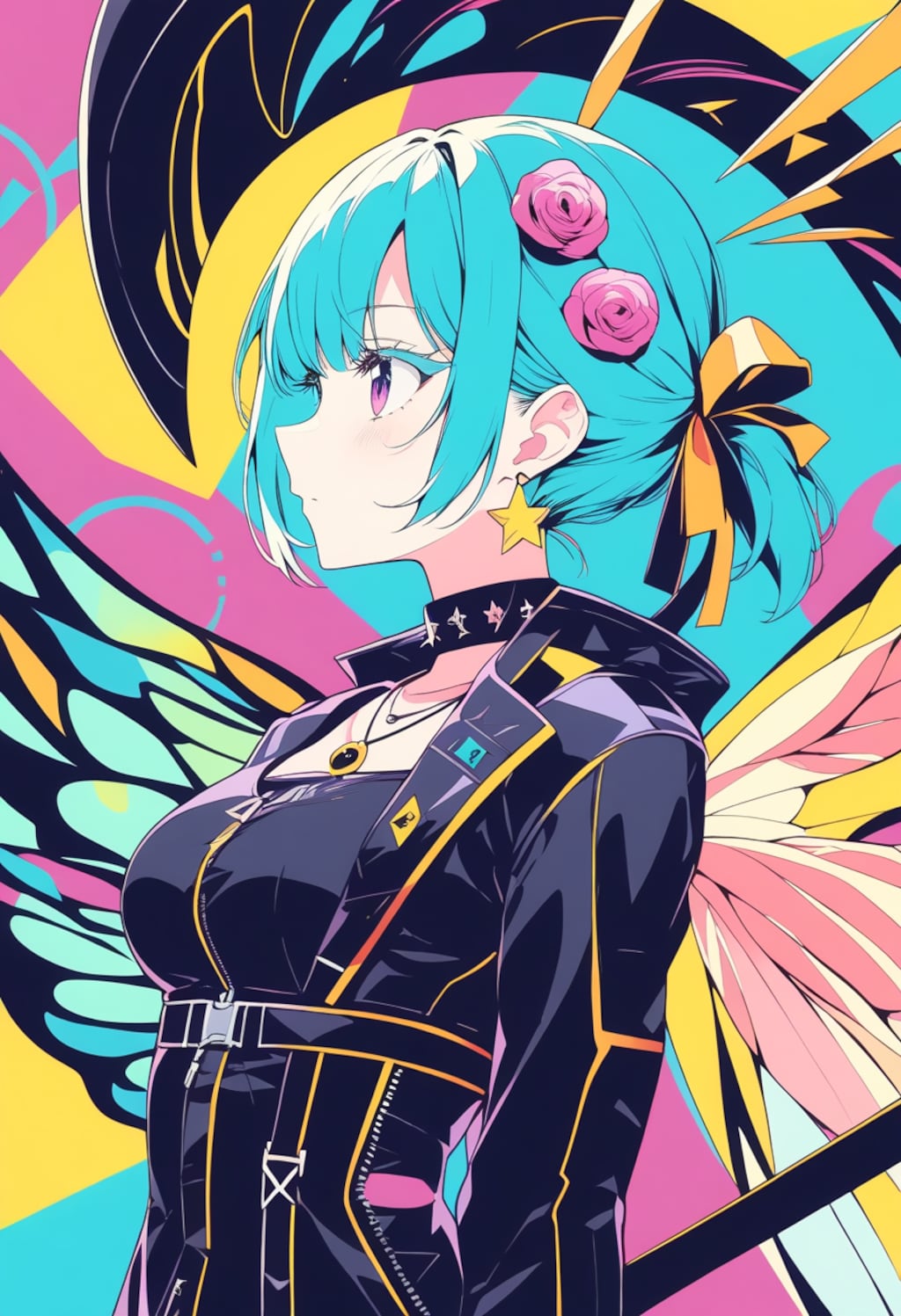 原色グラフィック・ノイズ - Bold Pop Graphic -