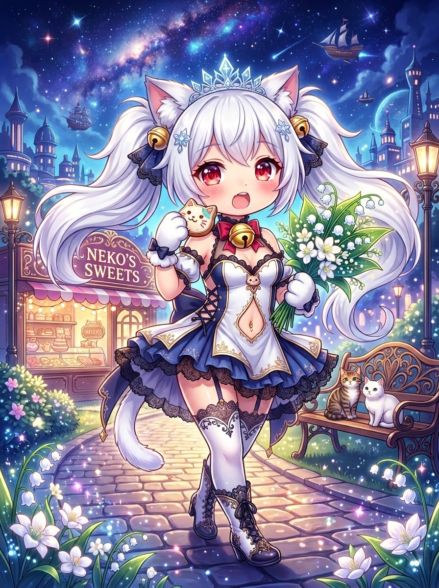 白ツイにゃん | の人気AIイラスト・グラビア