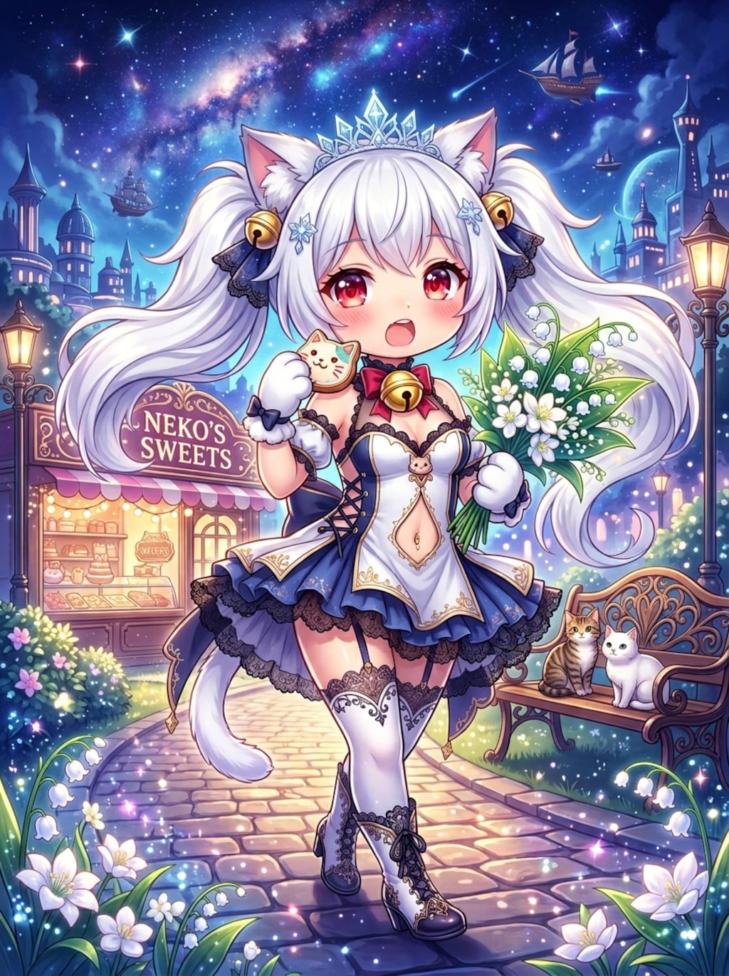 白ツイにゃん