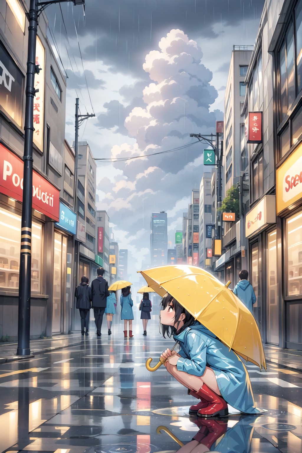 関東は長雨続きで大変ですね | の人気AIイラスト・グラビア