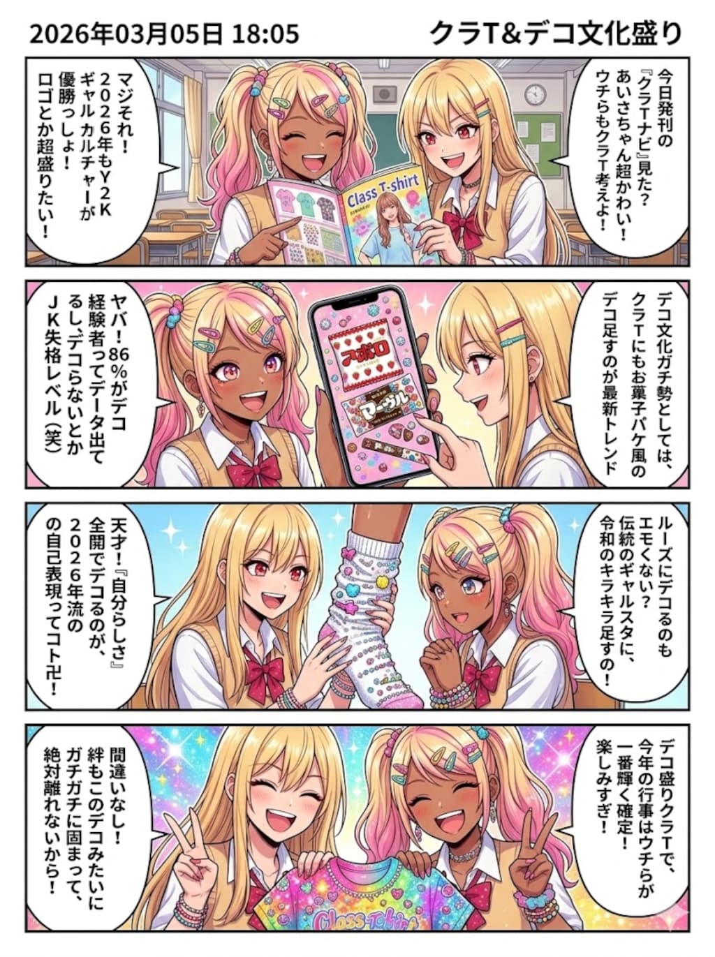 クラT＆デコ文化でウチら史上最高に映える卍