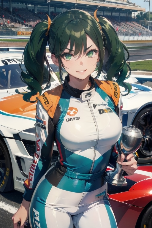 レーシングクイーンのあおいちゃん | の人気AIイラスト・グラビア