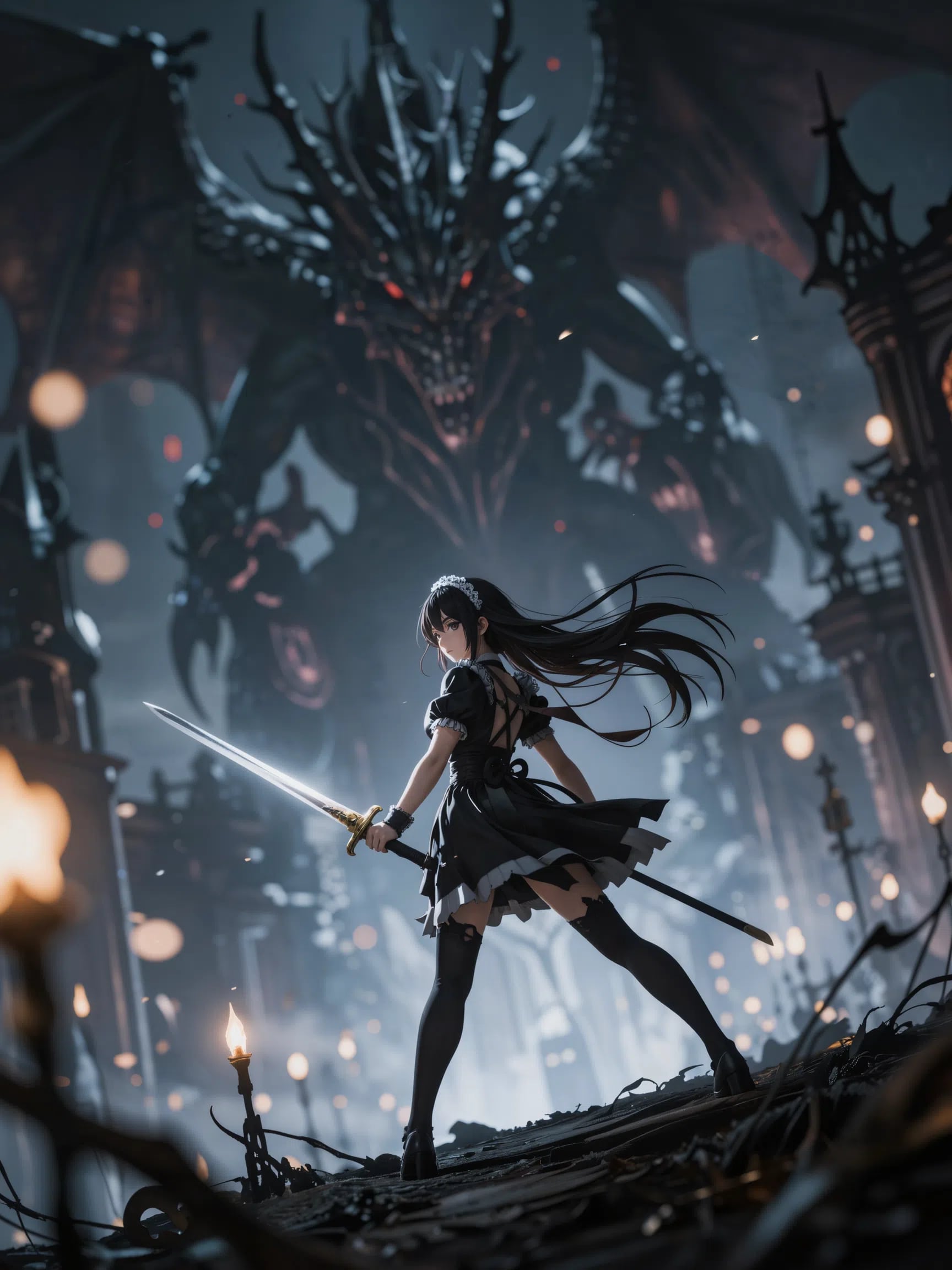 ここは私に任せて先に行け！ | の人気AIイラスト・グラビア