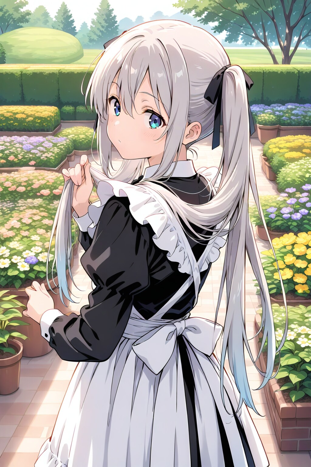 この位の長さでよろしいでしょうか？ご主人様