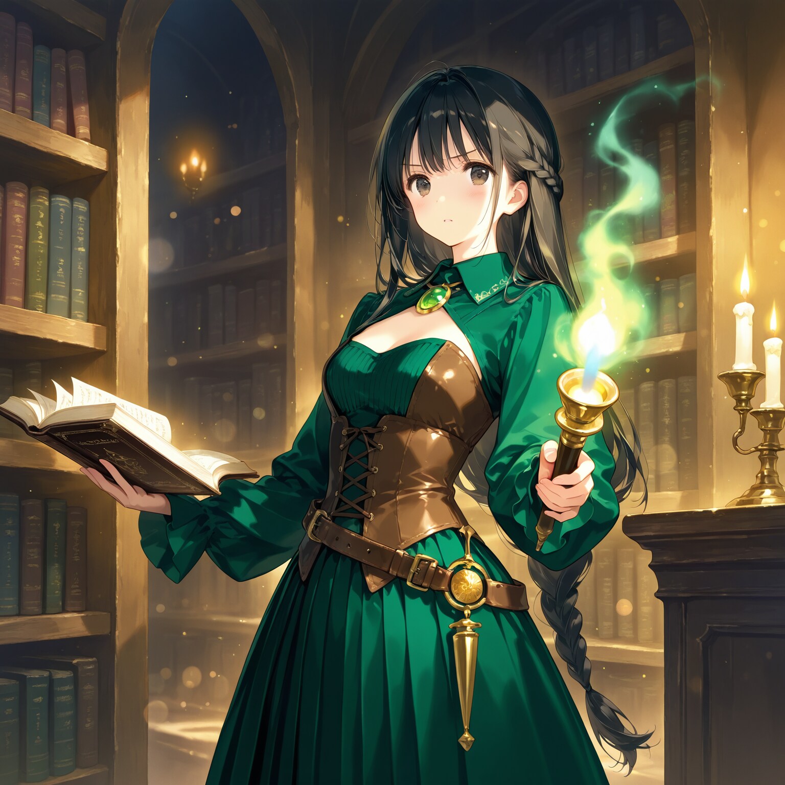 深夜の図書館探索