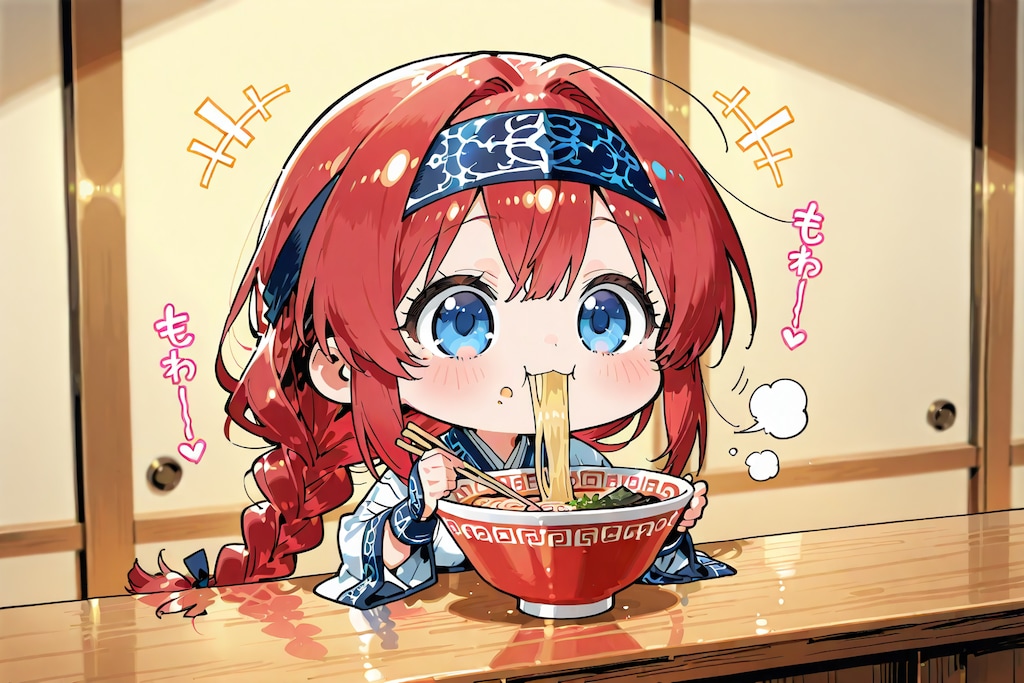 コロポックル赤髪お兄ちゃんズくんはやっぱりラーメンが好き！