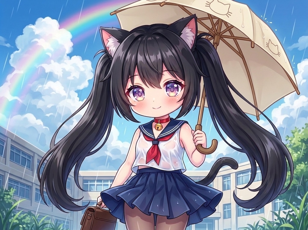 黒ツイにゃん