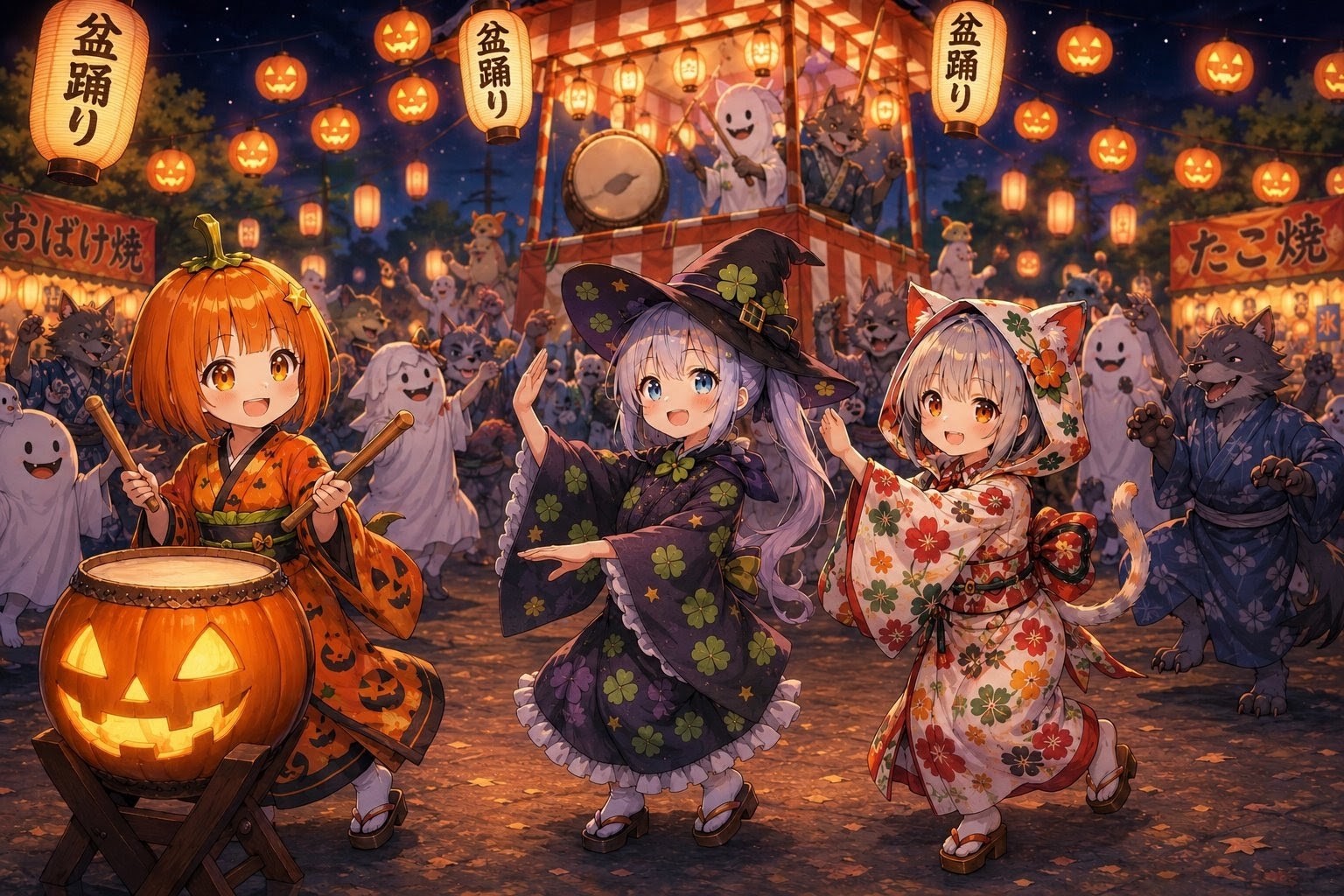 お祭りをハロウィンジャック！
