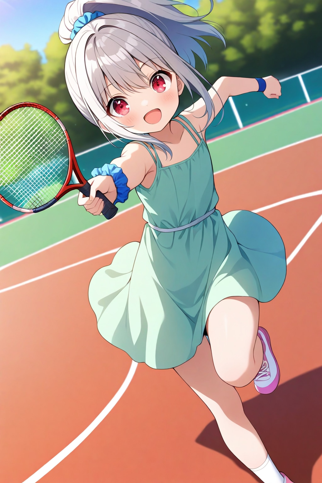 テニスします＞＜