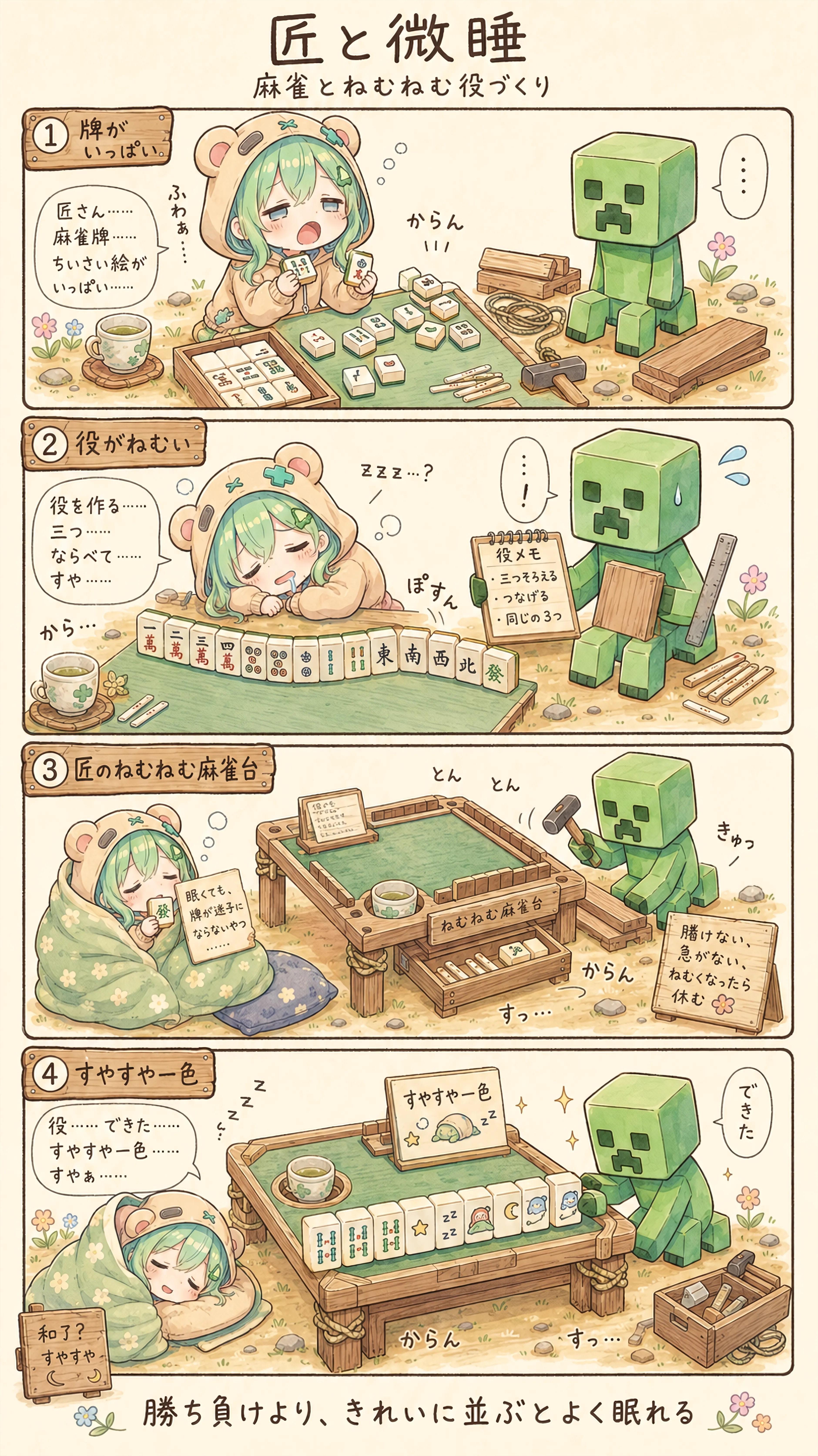 The Sleepiest Mahjong Table