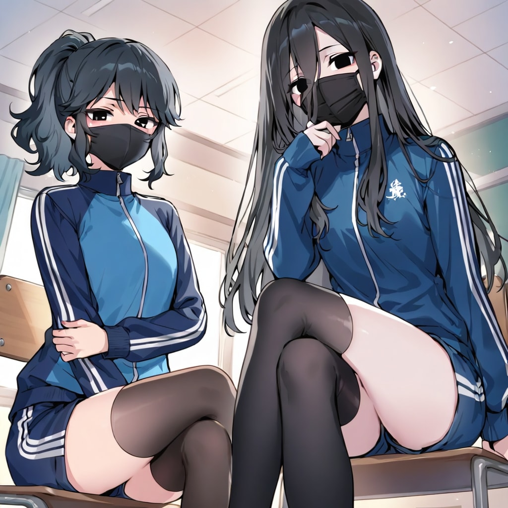 ニーハイソックスの女の子４