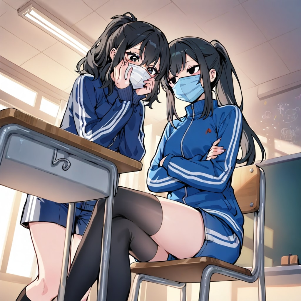 ニーハイソックスの女の子４