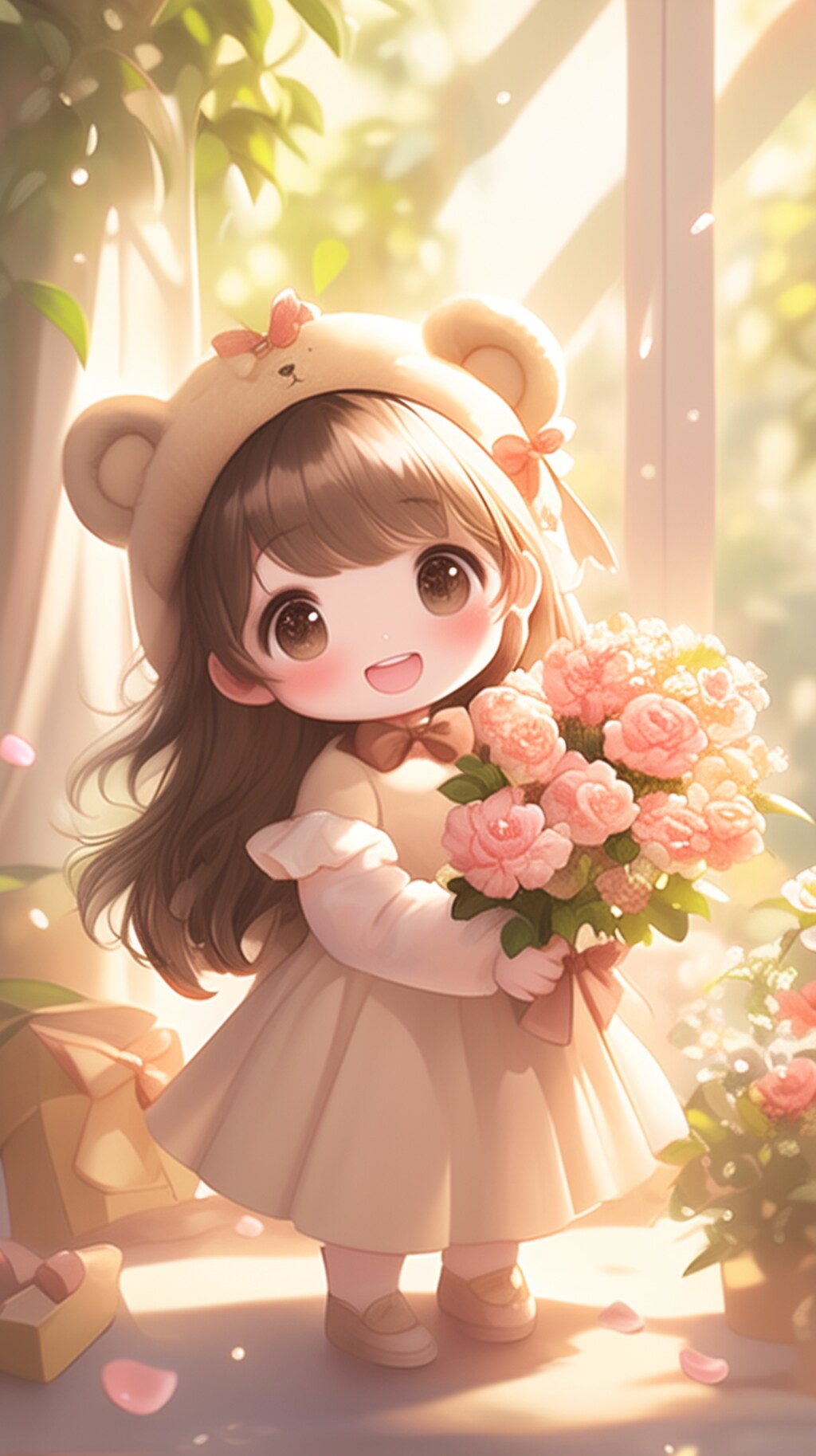 くま娘母の日🐾