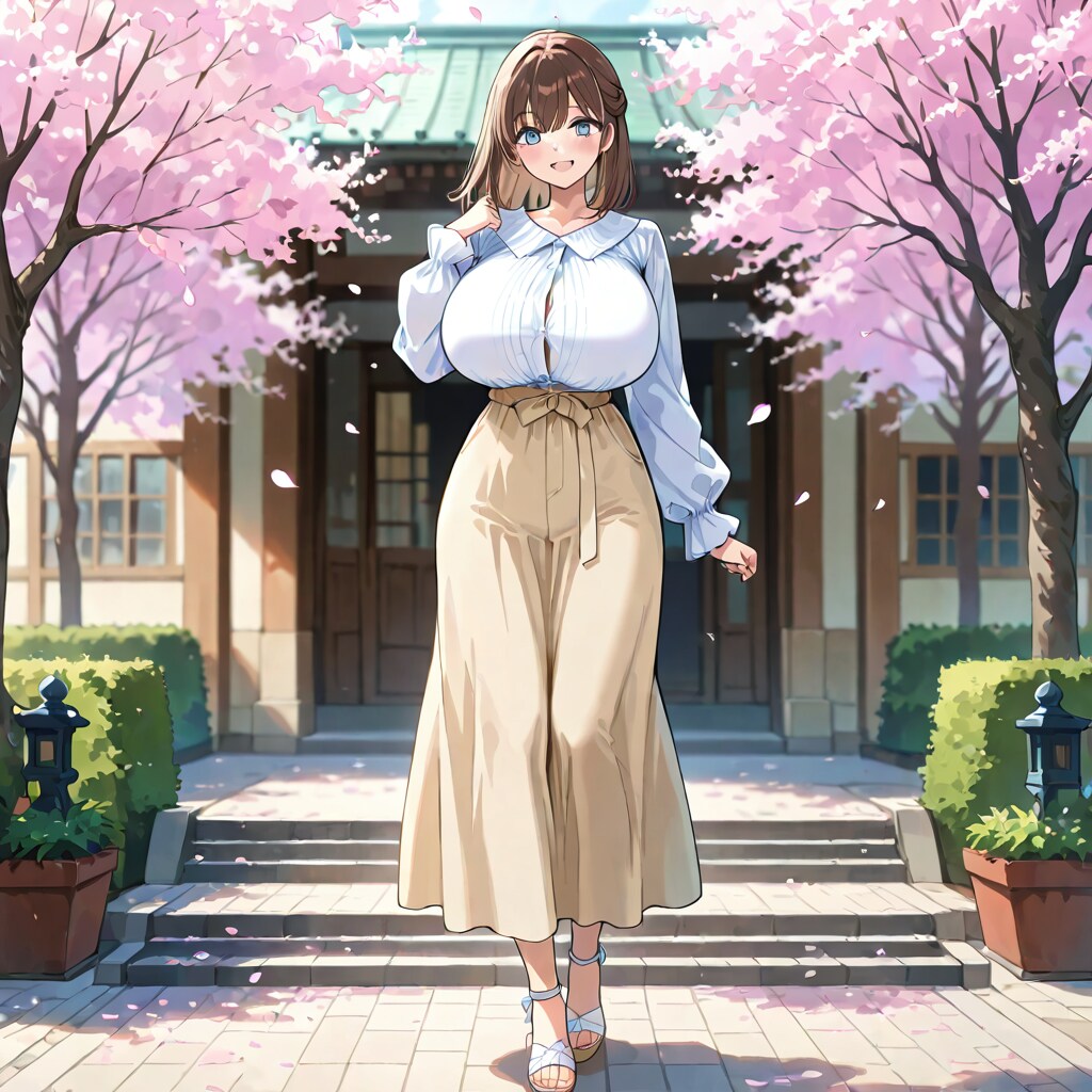 うちの子春コーデ