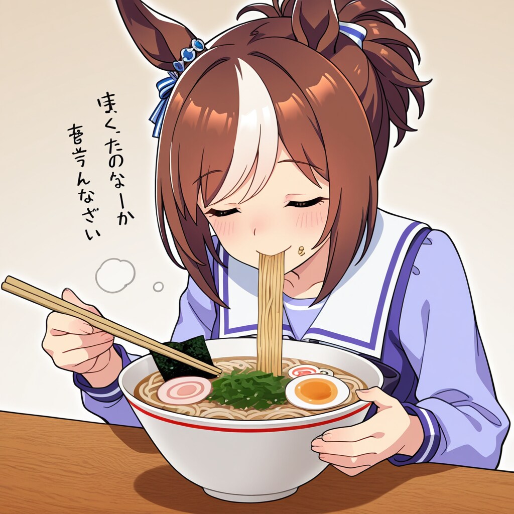 食べながら喋らない！ | の人気AIイラスト・グラビア