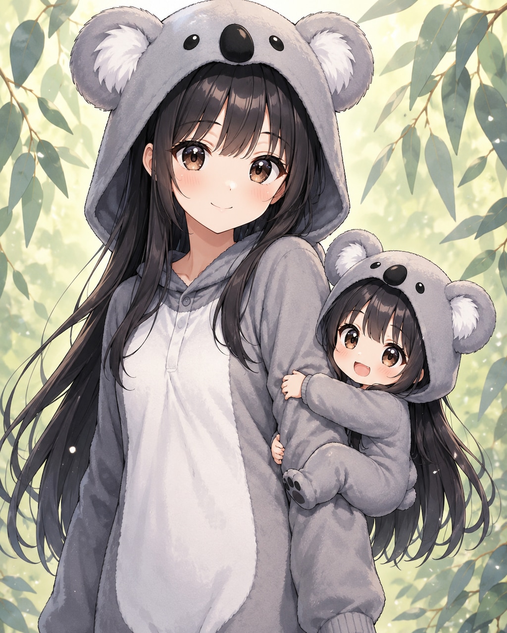 コアラとちびコアラ