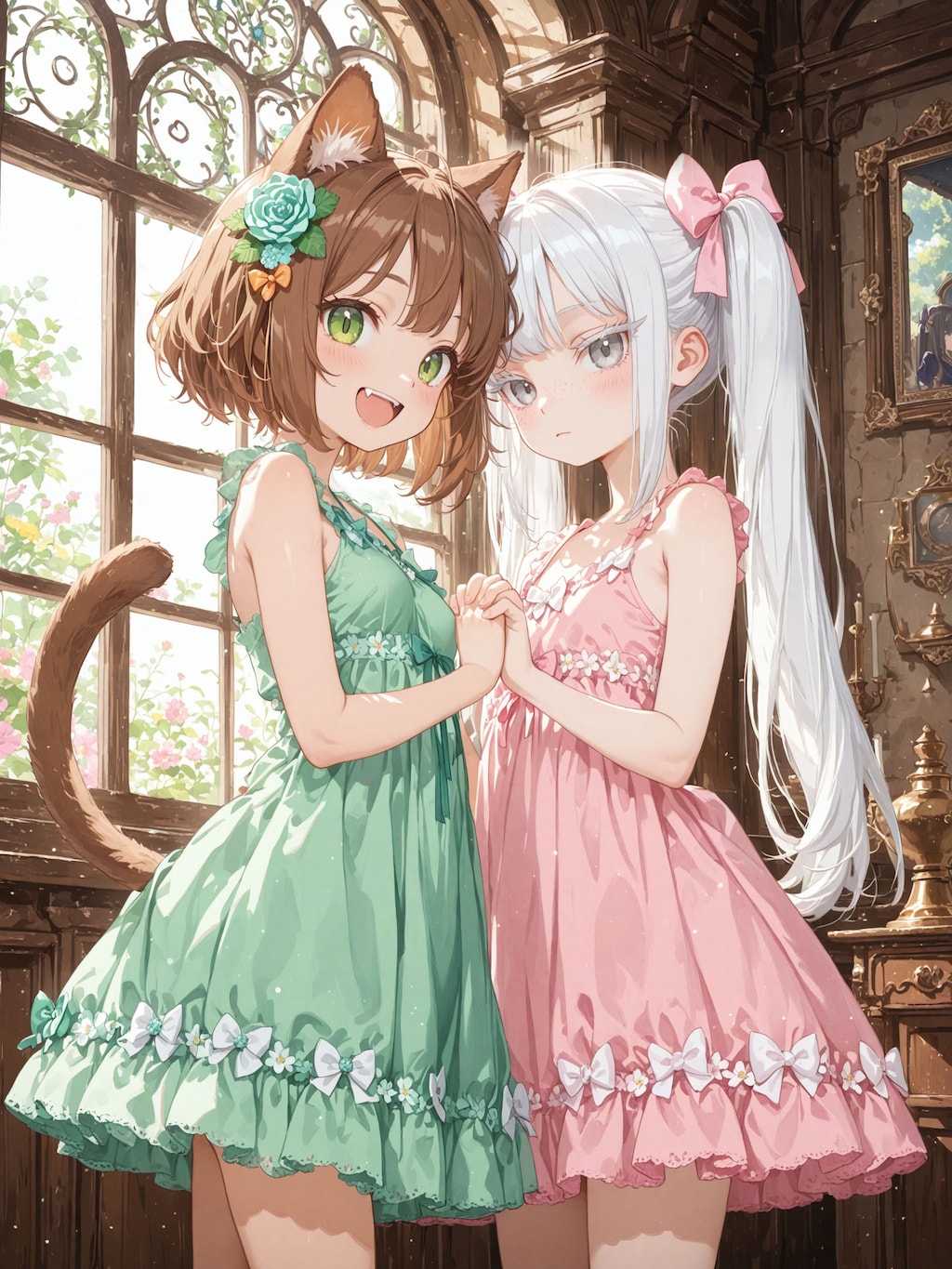 ガーリーなニーア＆エレーナ