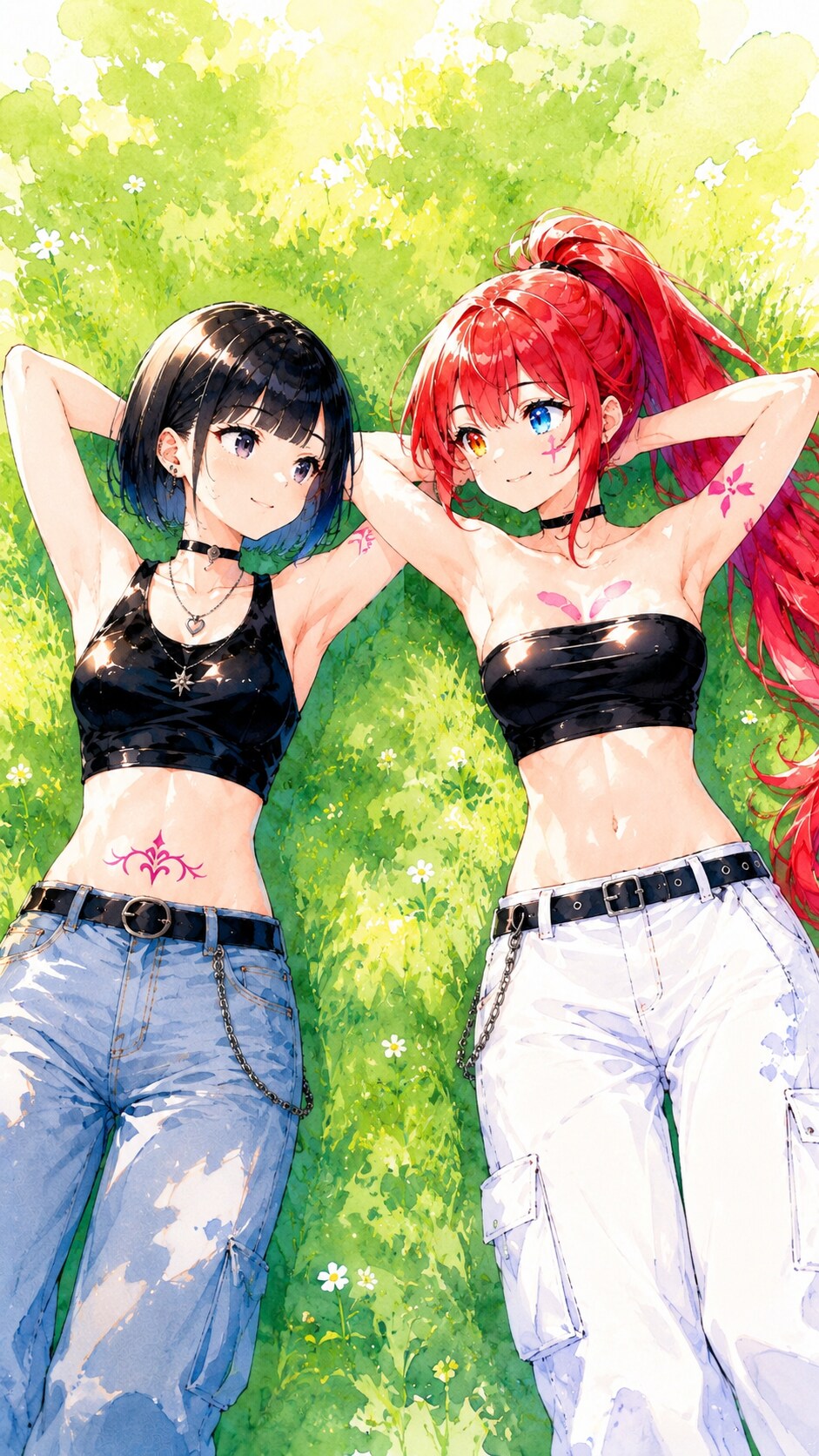 仲良く日向ぼっこ