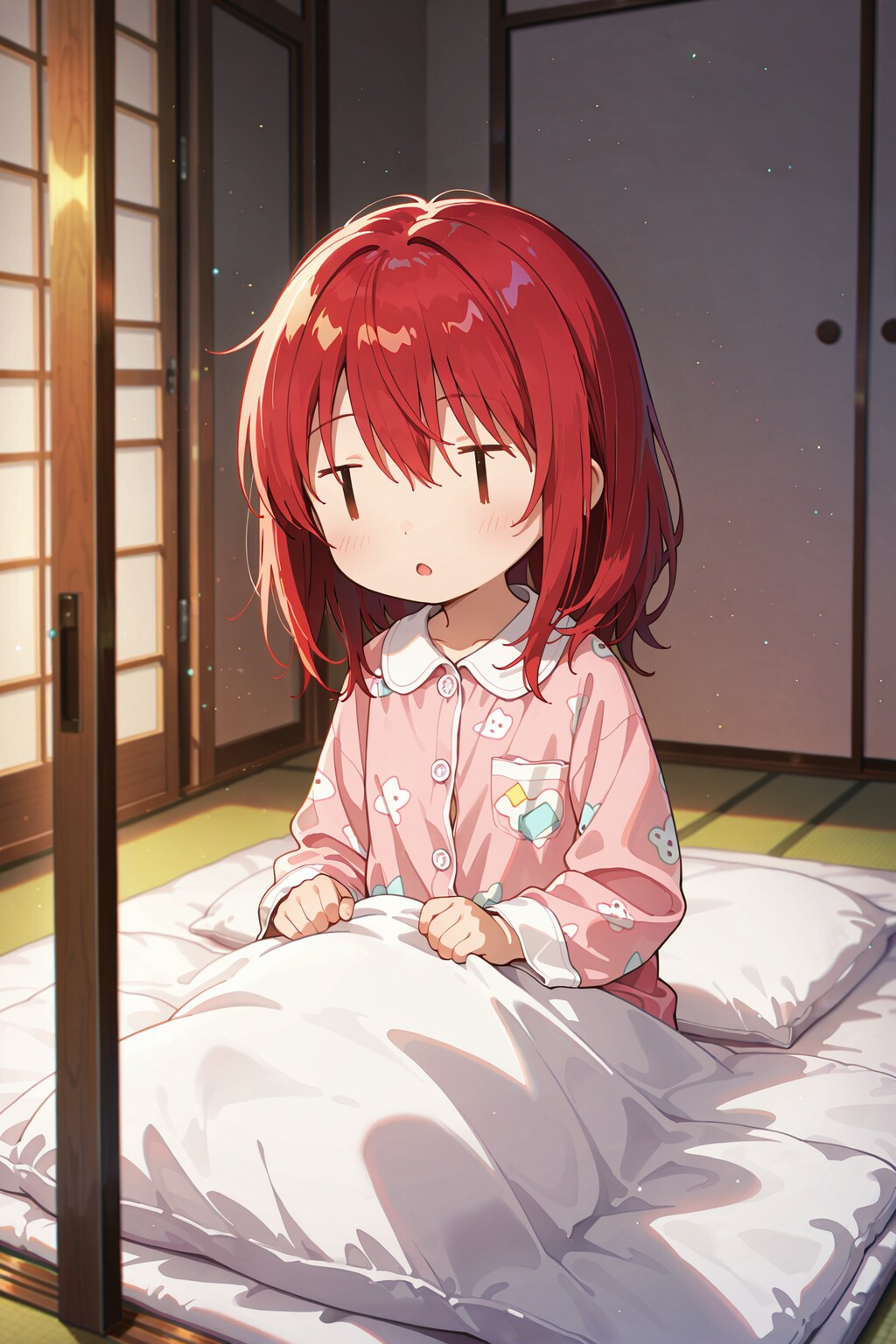 朝起きて出勤するまでのジト目先生 YA08