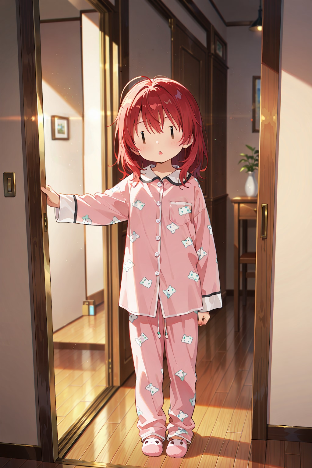 朝起きて出勤するまでのジト目先生 YA08