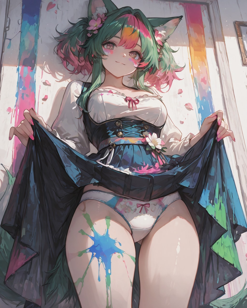 よごれたケモミミロンスカ