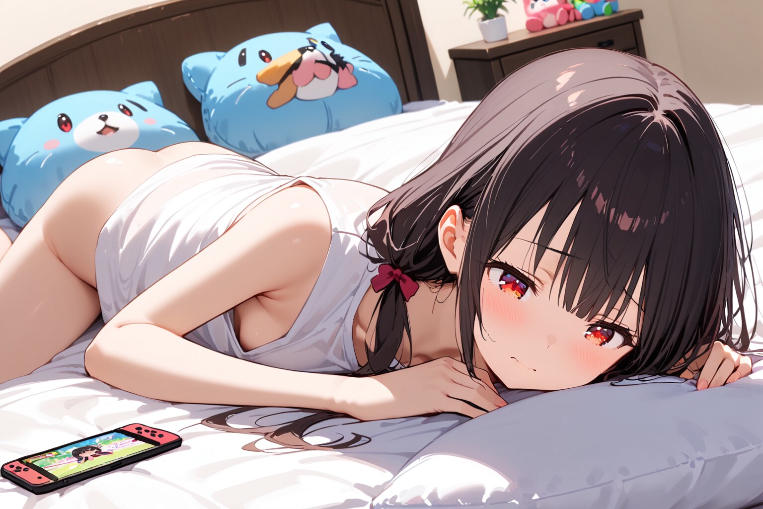 まだ半分しか遊んでいないのに、お腹が痛い