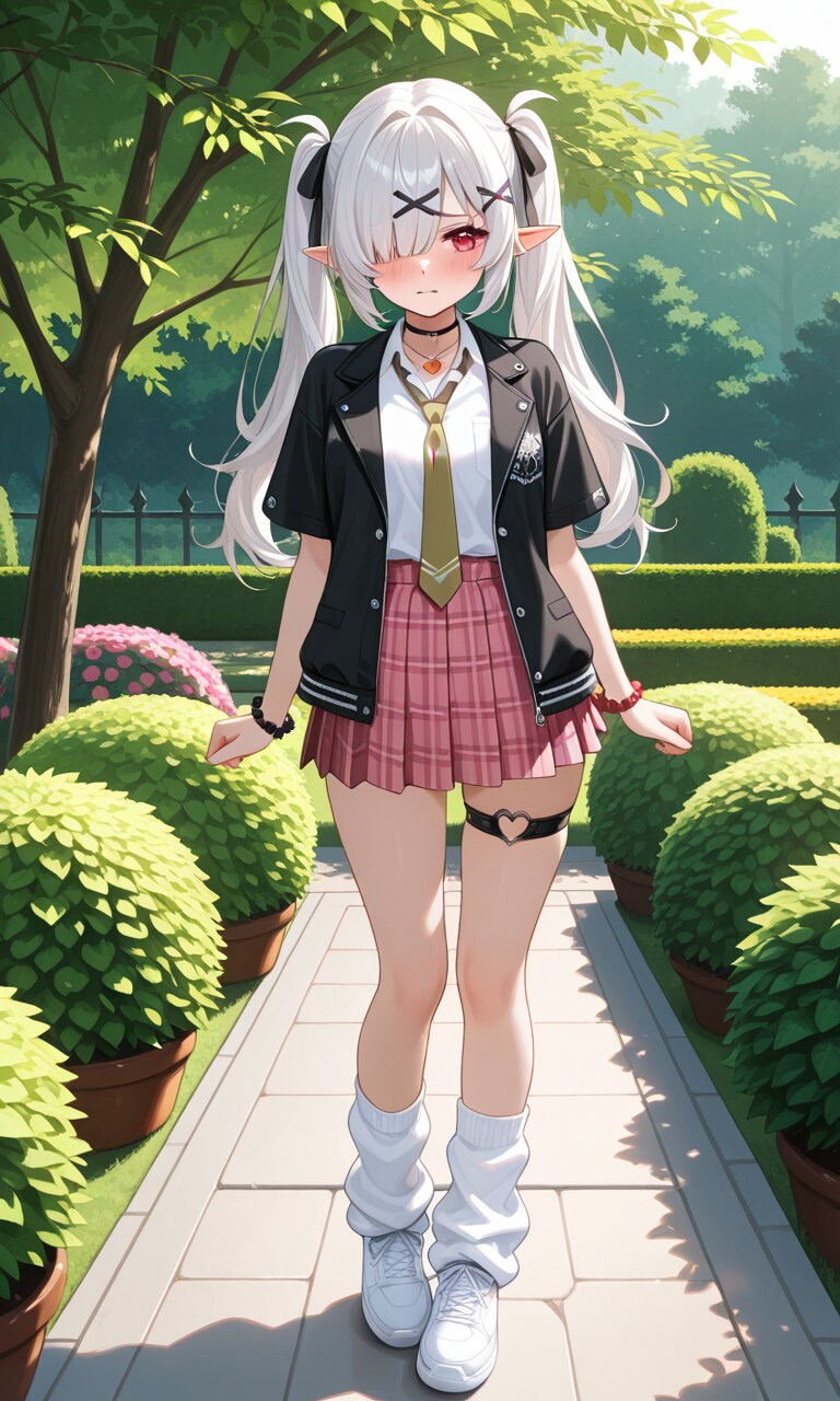 いつもと違う服装のシロネさん