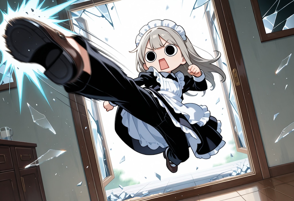 やってしまいよったメイドえらいこっちゃ嬢