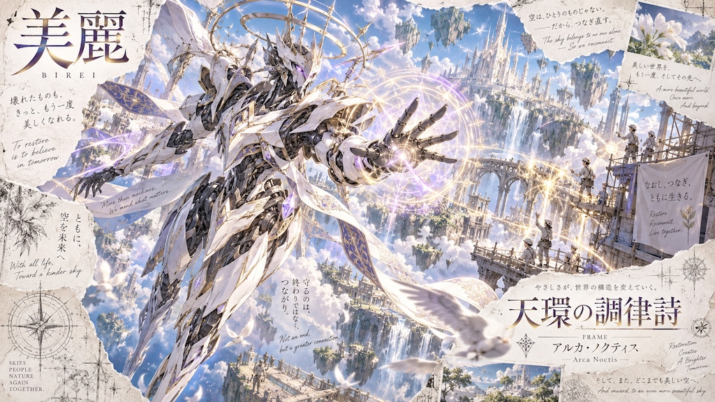 The Hymn of Celestial Rings: Arca Noctis  Soar through the skies of a magnificent celestial realm wh