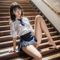 学園マ〇チラ集③💛 2枚目