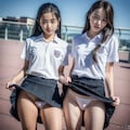 学園マ〇チラ集③💛 8枚目