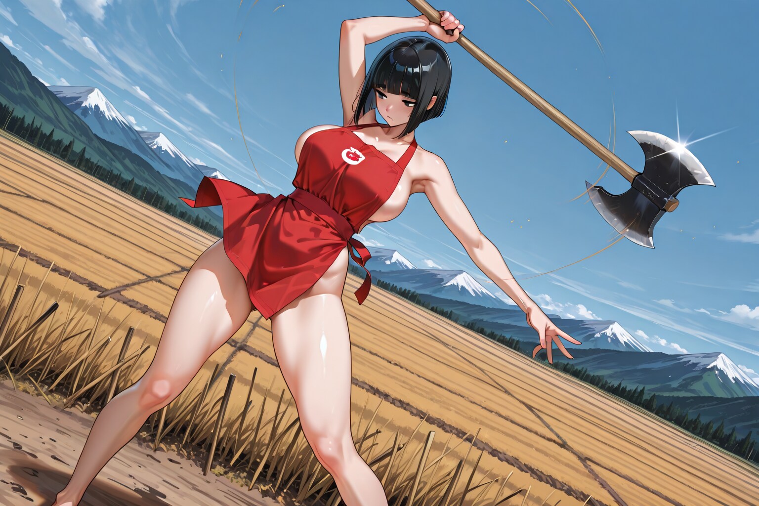 振り回す金太郎