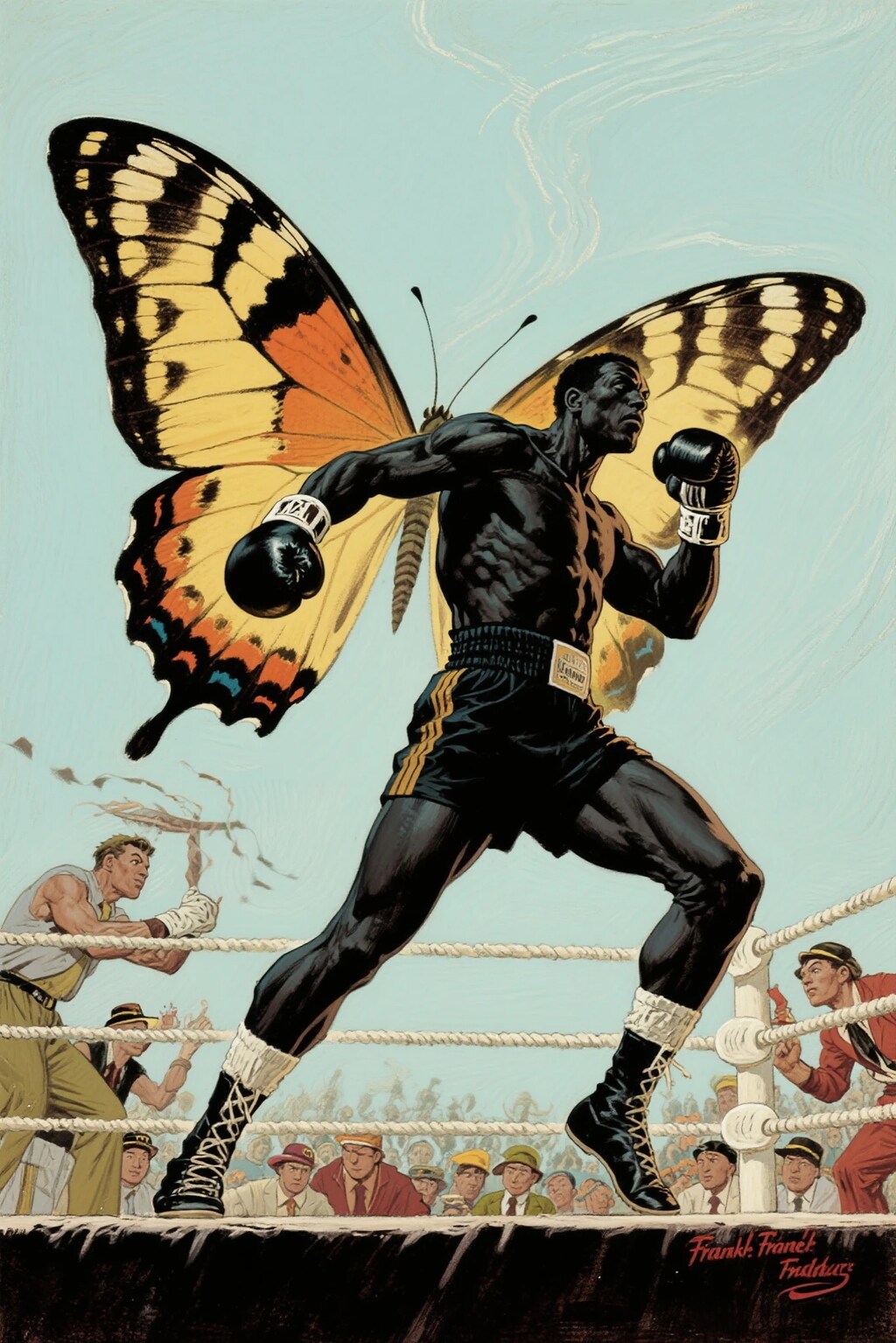 蝶のように舞い