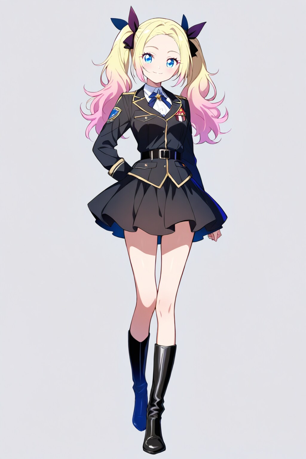 軍服っぽい魔法少女