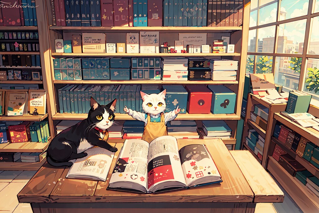 猫のいる本屋 : 2023.08.11