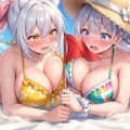 揺れるビーチフラッグ 6枚目