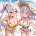 揺れるビーチフラッグ 3枚目