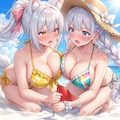 揺れるビーチフラッグ 8枚目