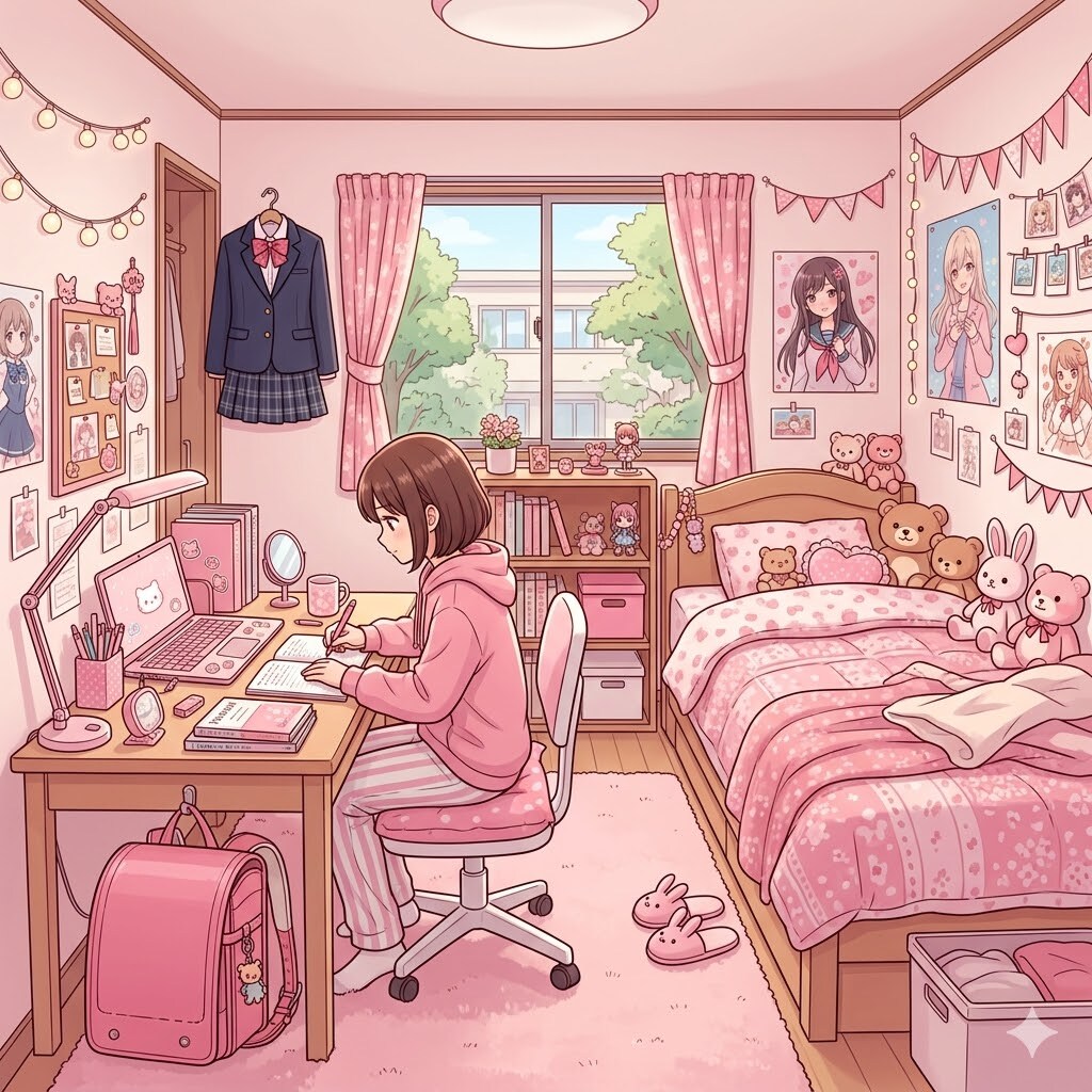 女の子の部屋