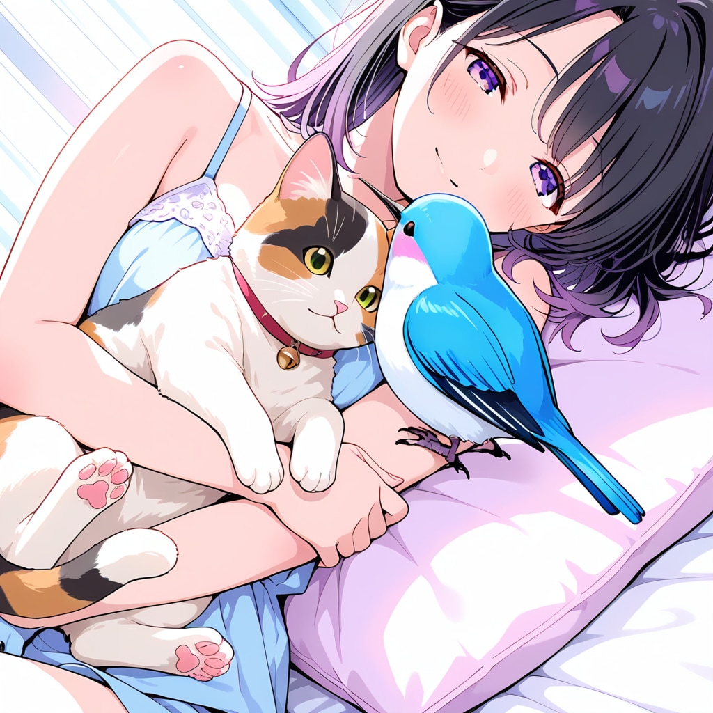 もふもふ三毛殿（４４）HARPY | の人気AIイラスト・グラビア