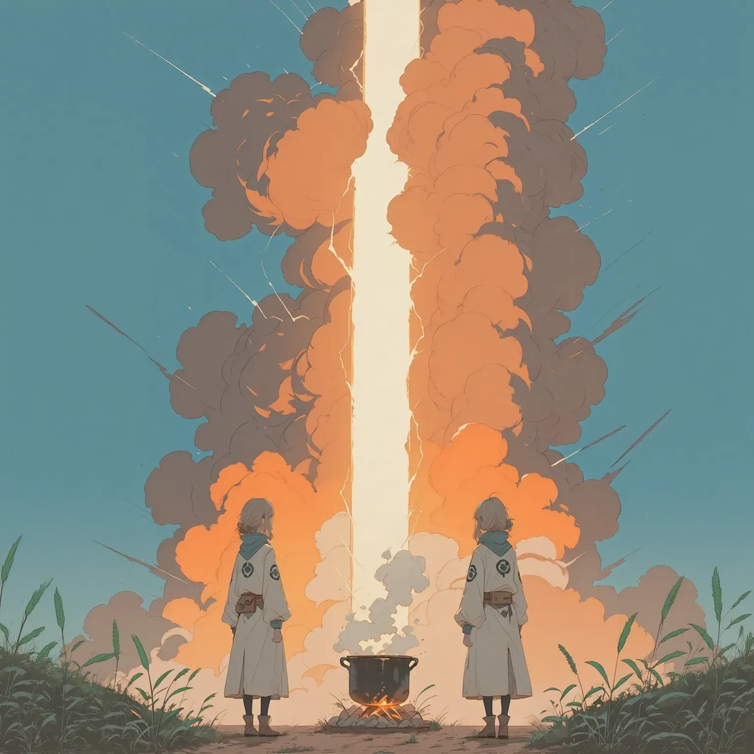 チュドーン‼️「お姉ちゃん何入れたの？」「ライチュウ」 | の人気AIイラスト・グラビア