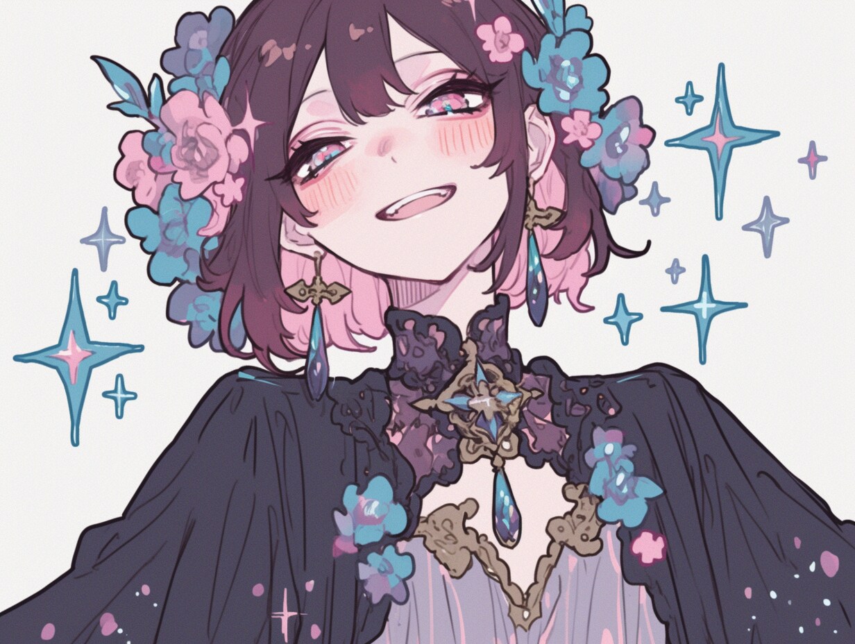 花と女の子