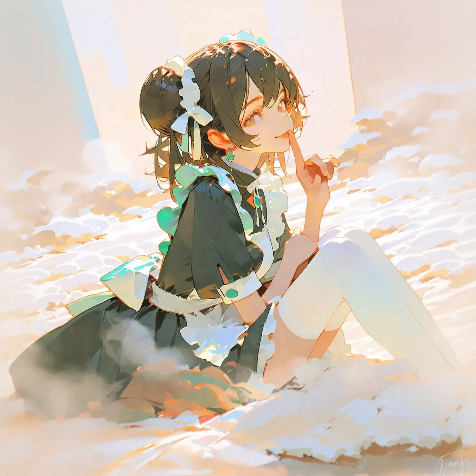 新人メイドがなんかエロい | の人気AIイラスト・グラビア