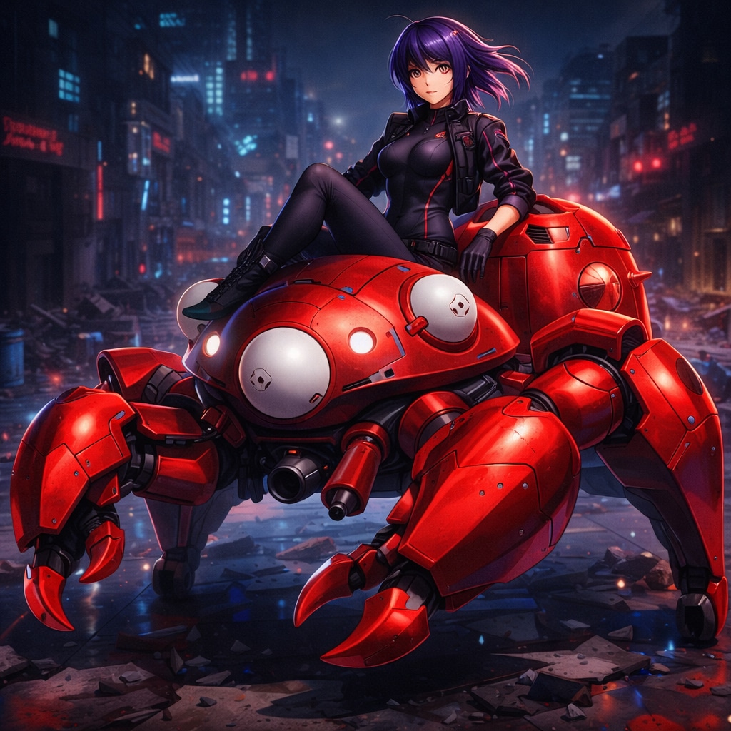 カニ仕様タチコマ