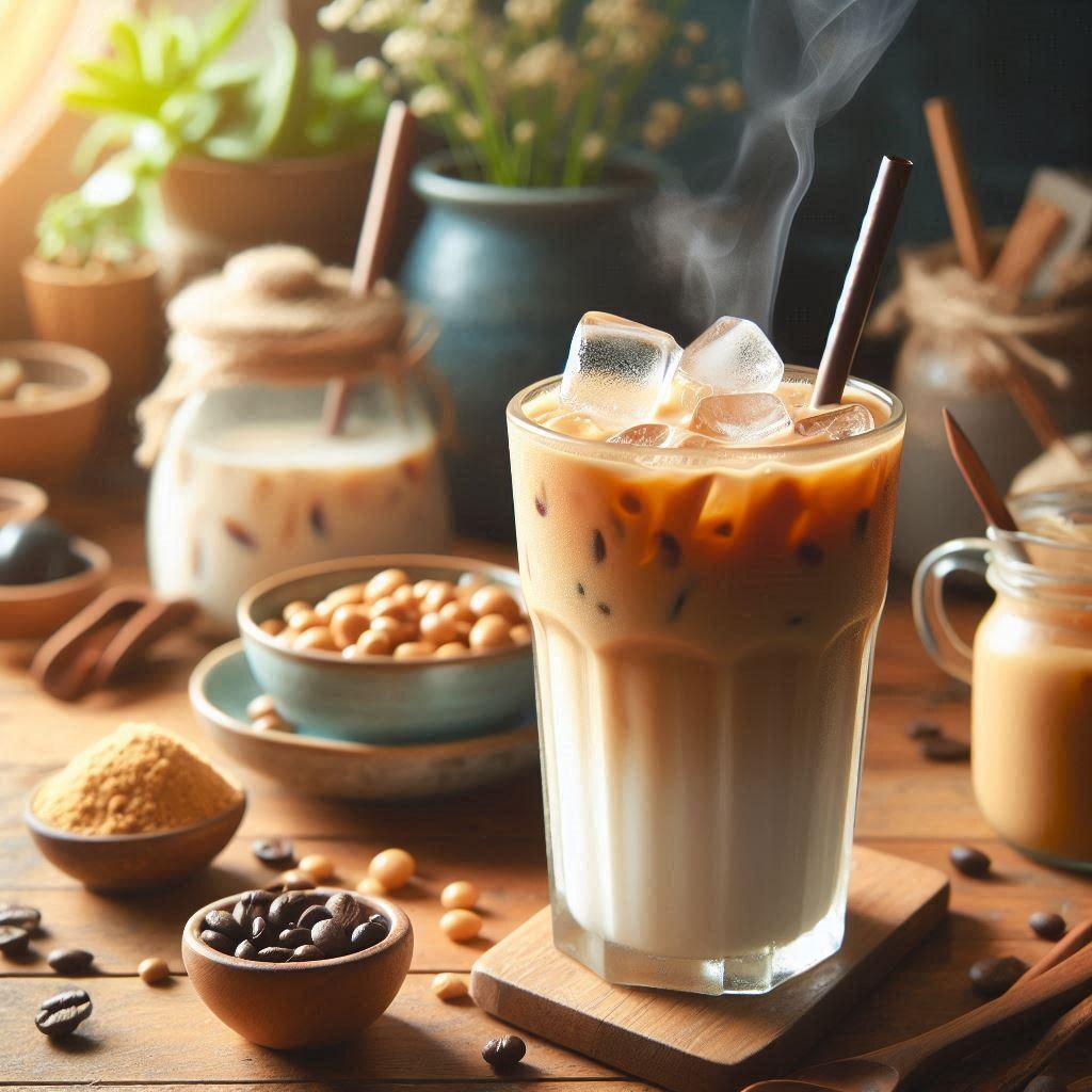 アイス豆乳ラテ