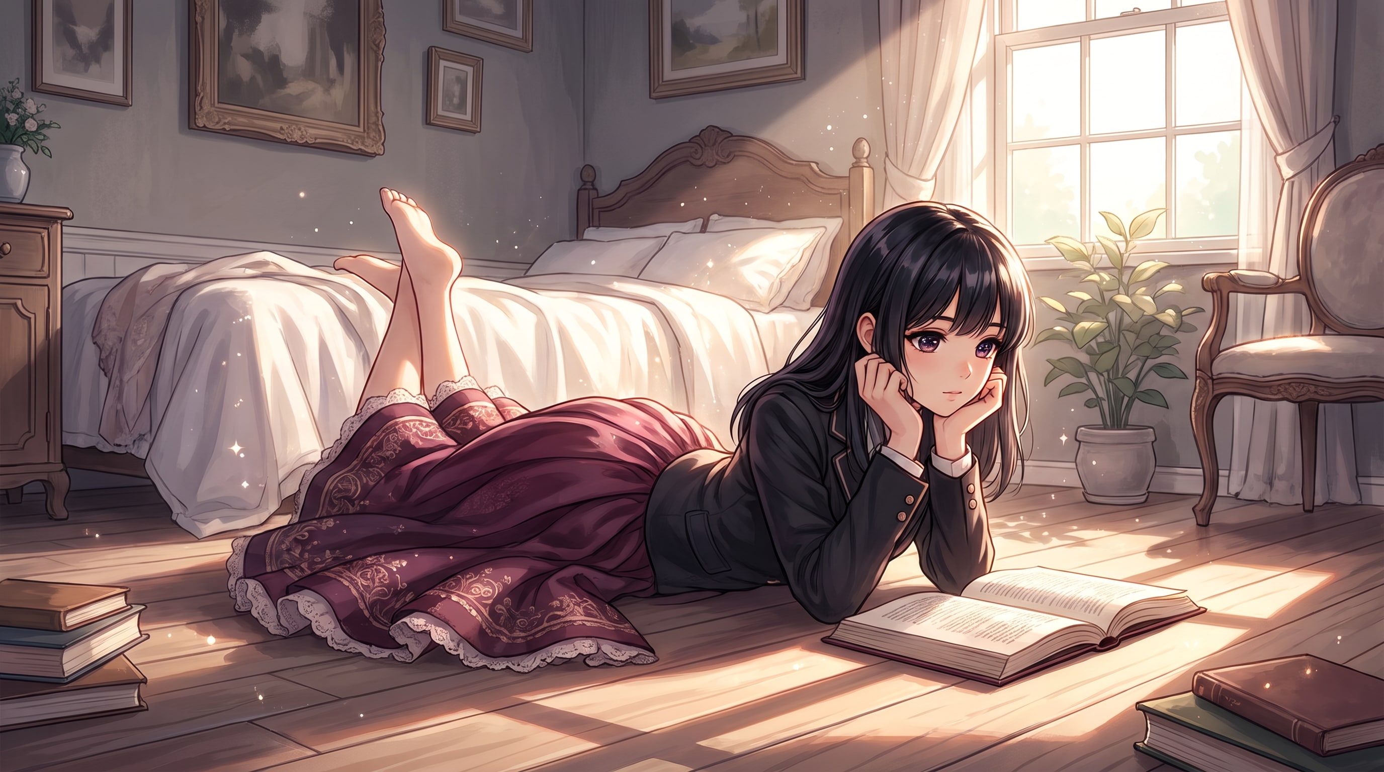 暮光臥読少女 | の人気AIイラスト・グラビア