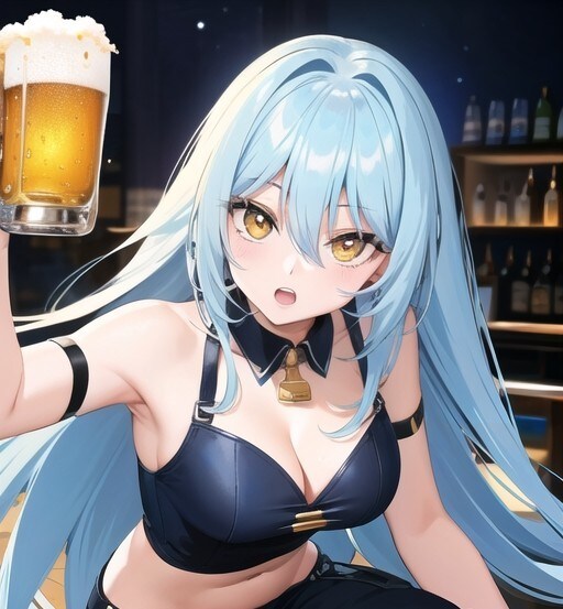 リムルテンペスト（女性化）とビールジョッキー🍺 | の人気AIイラスト・グラビア