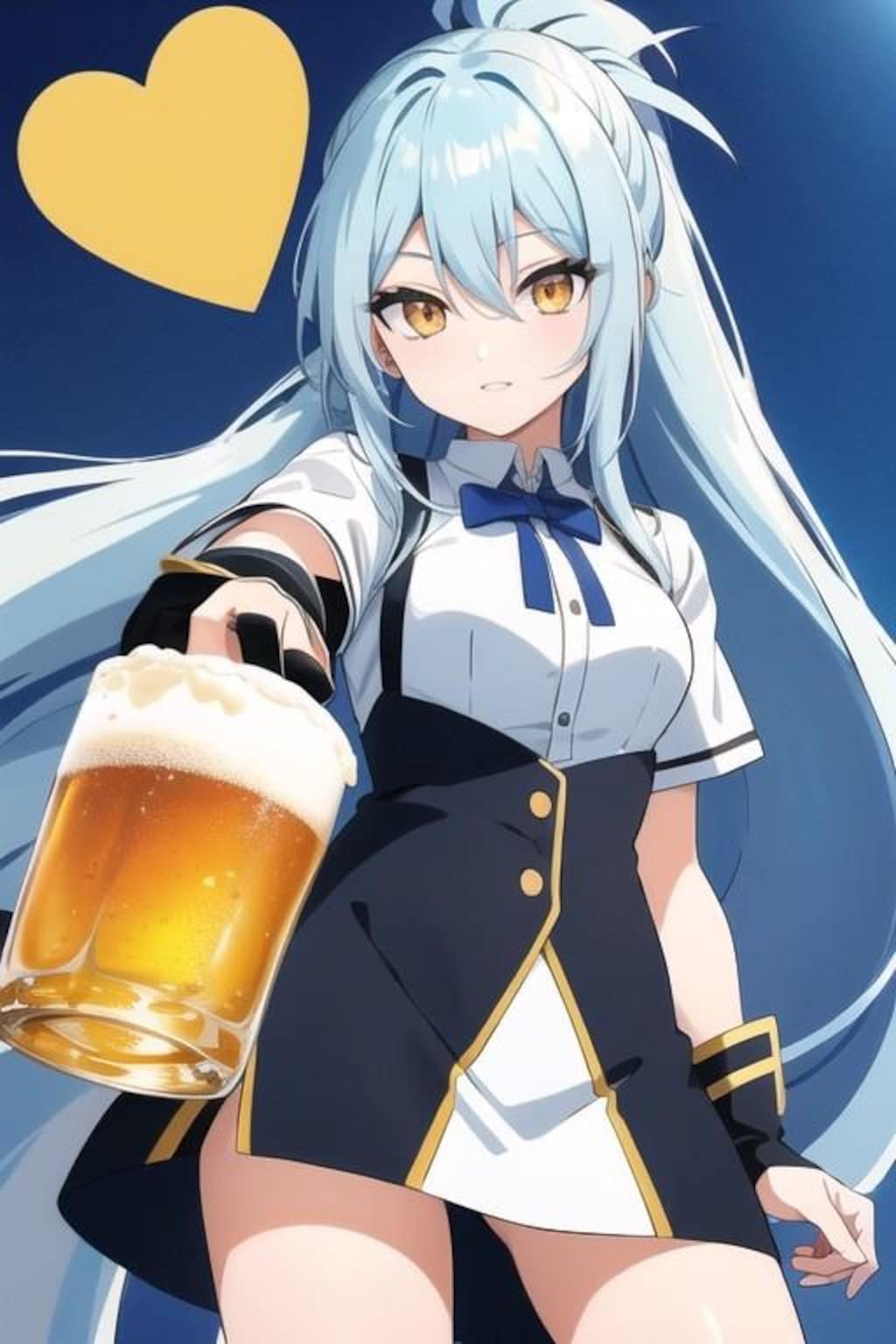 リムルテンペスト（女性化）とビールジョッキー🍺