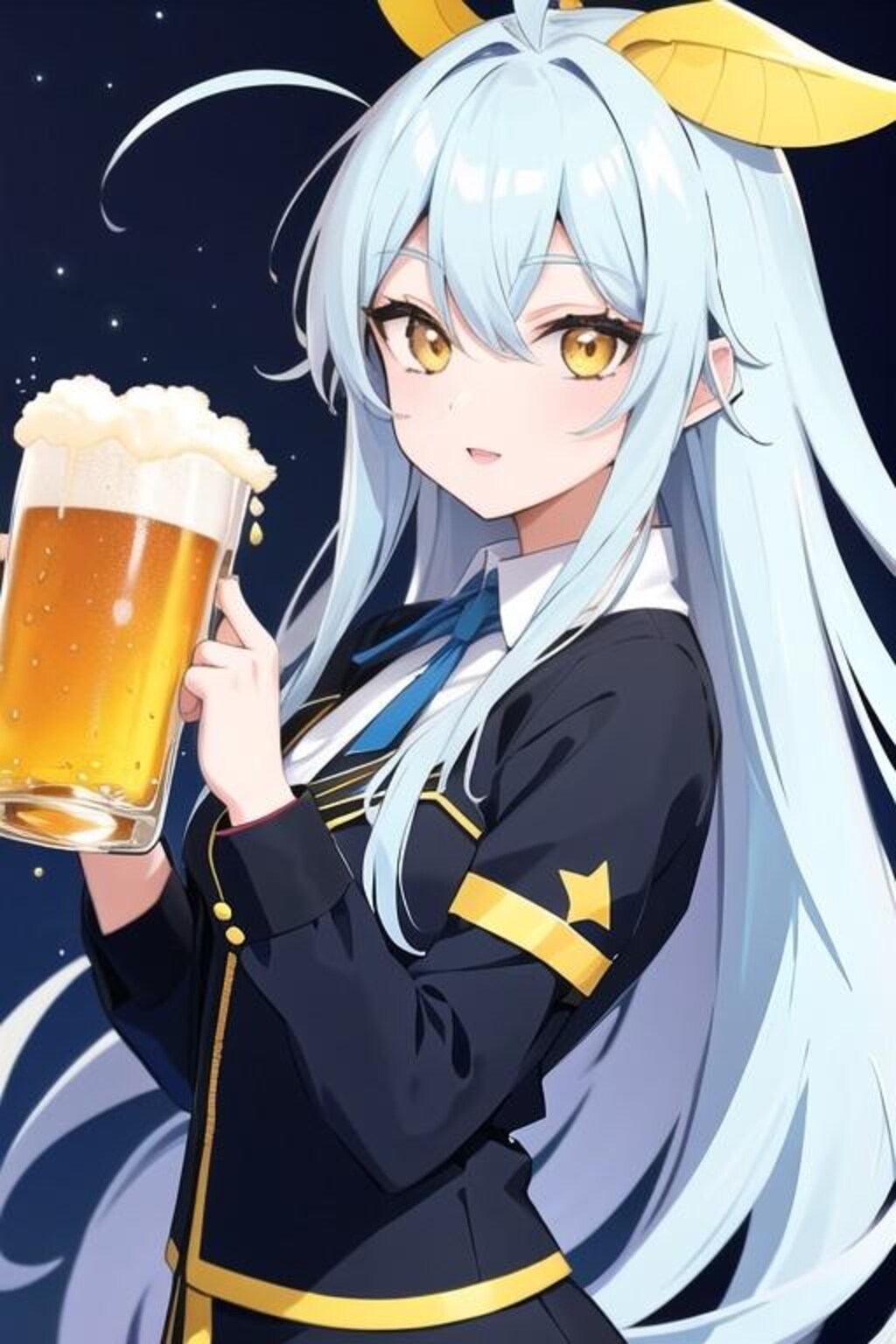リムルテンペスト（女性化）とビールジョッキー🍺