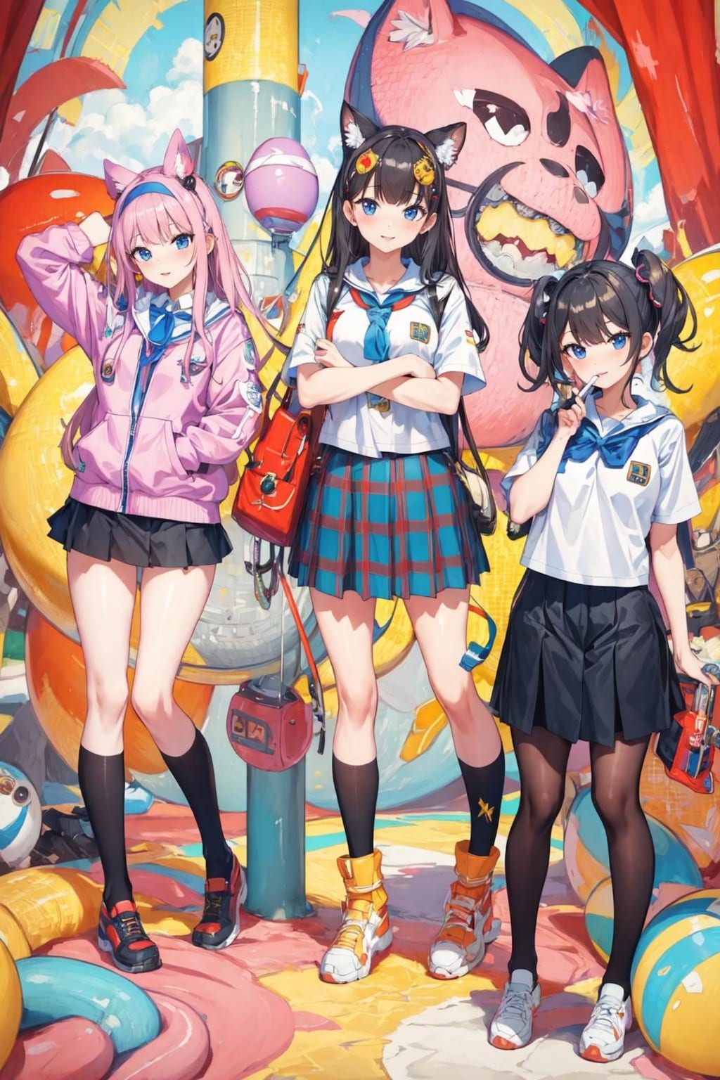 制服の女の子達